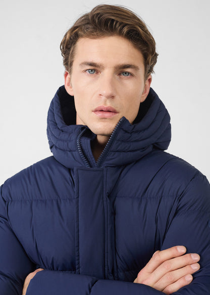 Doudoune Grand Froid stretch mi-longue Marine Scott