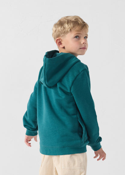 Veste enfant zippée à capuche Deep lake Arie