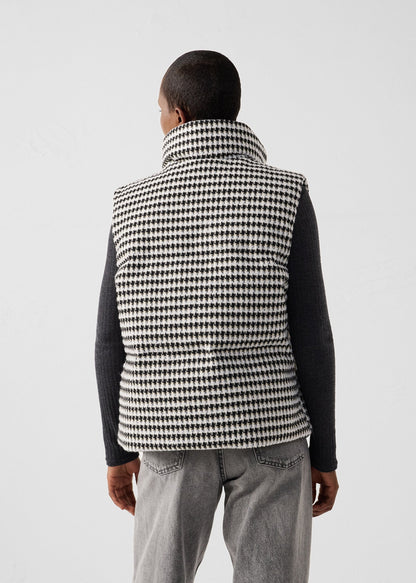 Veste Grand Froid puffer sans manches Naturel/noir Atsuma multico