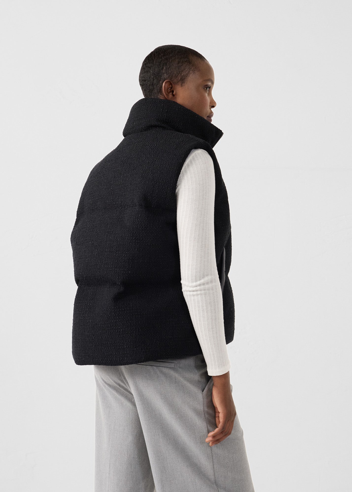 Veste Grand Froid puffer sans manches Noir Atsuma