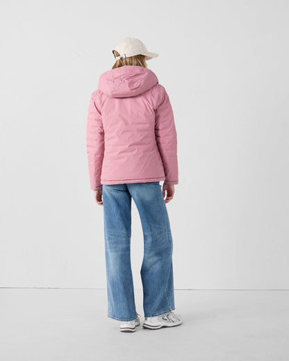 Doudoune réversible Rose antique/cerise noire Bergame