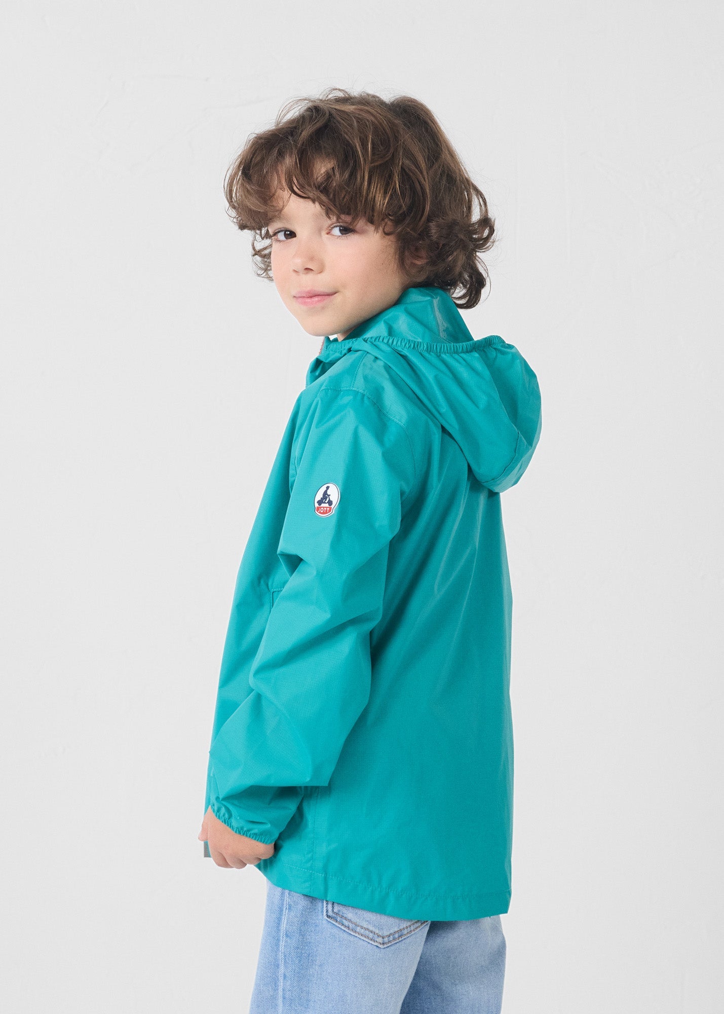 Imperméable enfant paquetable Vert persan Corrie