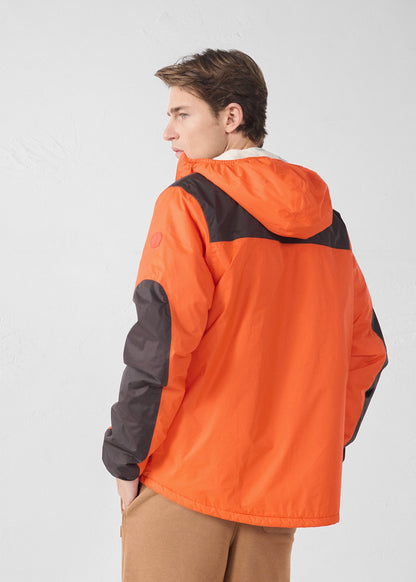Imperméable sherpa Rouge feu Dippen sherpa