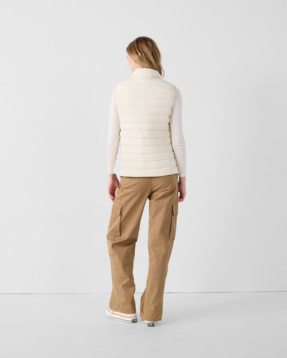 Doudoune sans manches stretch Naturel Grenada