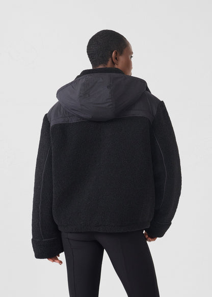 Doudoune sherpa Noir Ivana