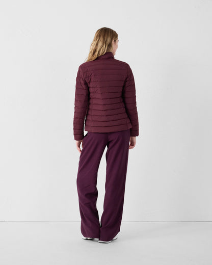 Doudoune stretch légère Cerise noire Maia