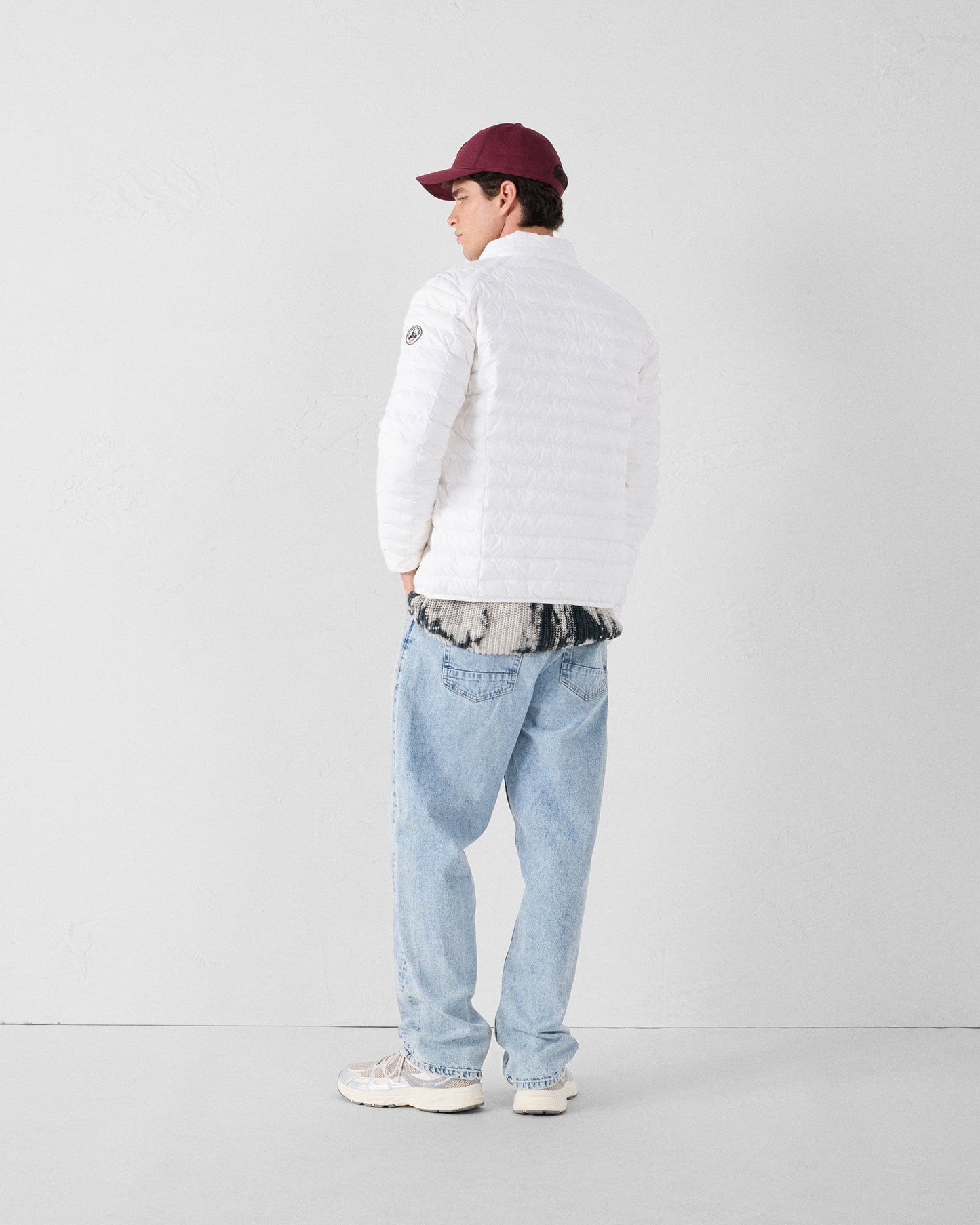 Doudoune légère Blanc Mat