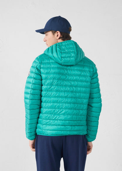 Doudoune légère à capuche Vert persan Nico
