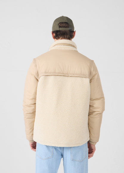 Doudoune sherpa Naturel Oleg