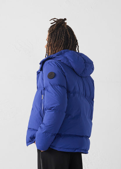 Doudoune Grand Froid esprit puffer Bleu cobalt Sanji