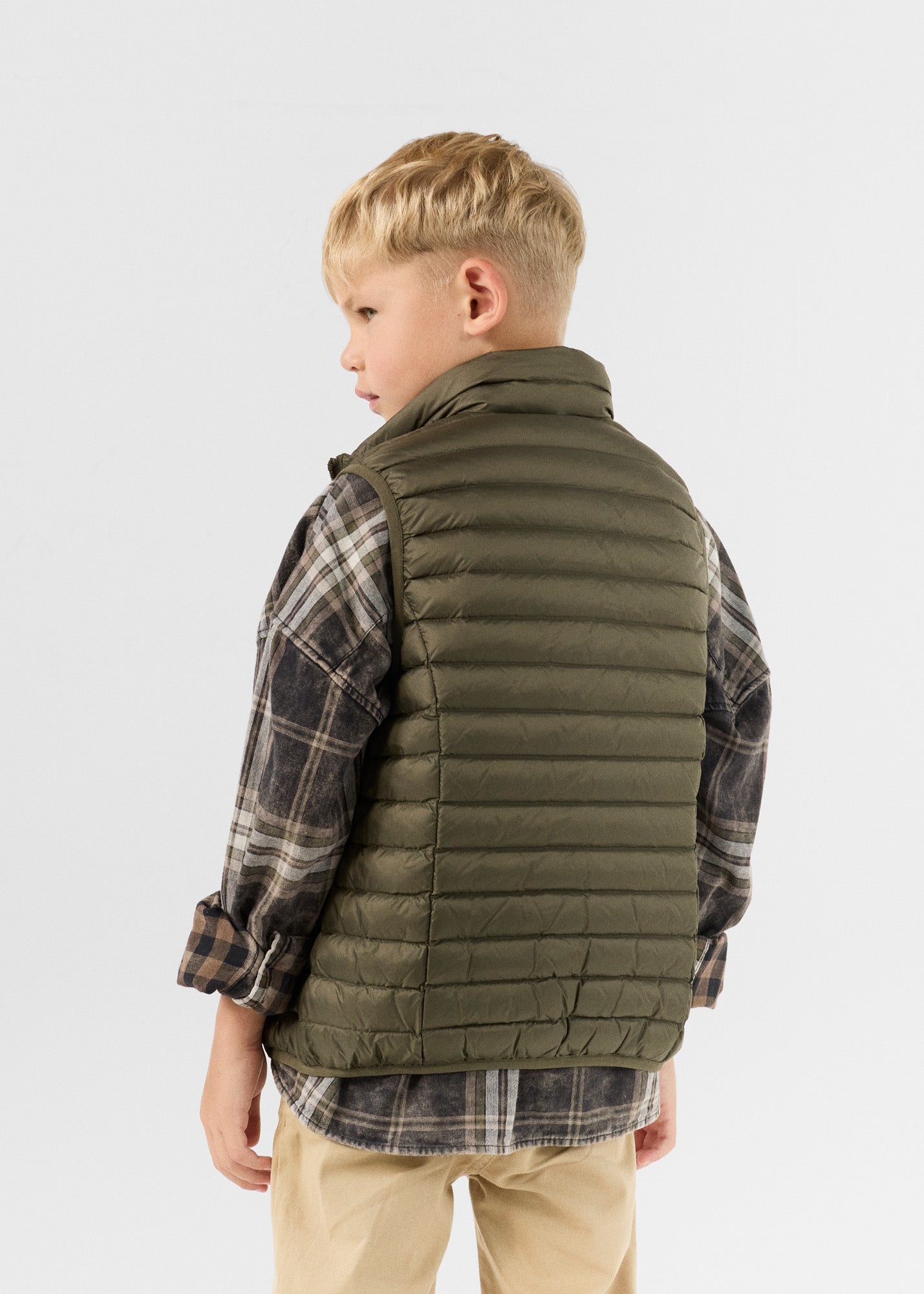 Doudoune sans manches enfant Army Zoe