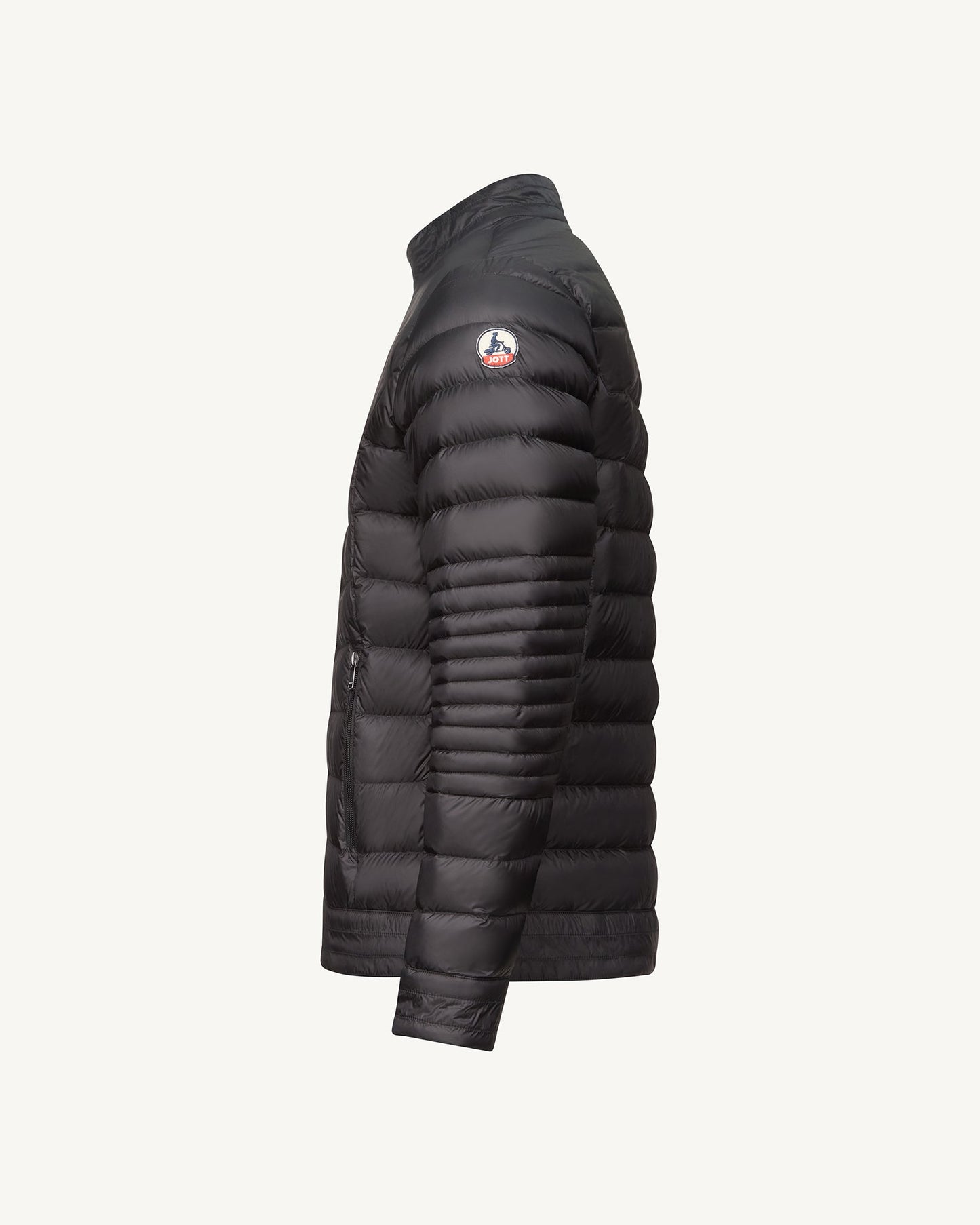 Doudoune coupe motard Noir David