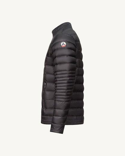 Doudoune coupe motard Noir David