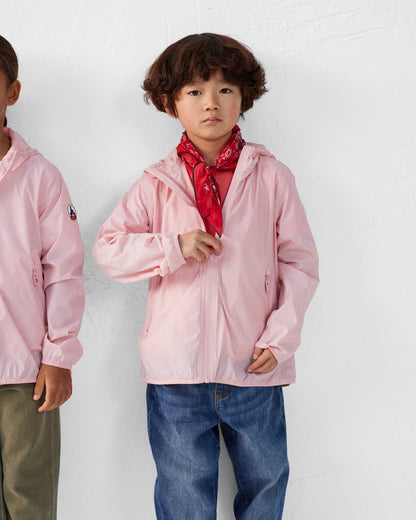 Imperméable enfant paquetable Rose pêche Arran