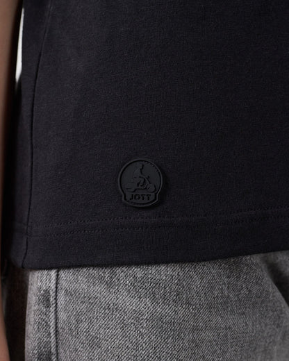 T-Shirt à col rond Noir Lucia