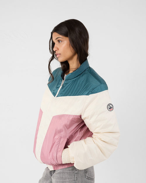 Veste esprit puffer Deep lake/Rose antique Joan