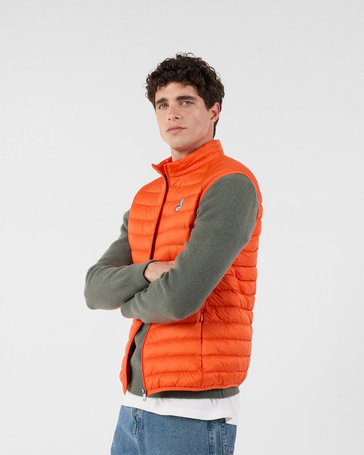 Doudoune sans manches Rouge feu Tom