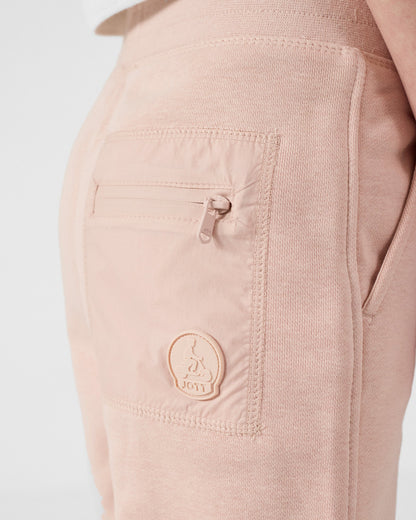 Pantalon de sport enfant en coton Pêche clair Matchu 2.0