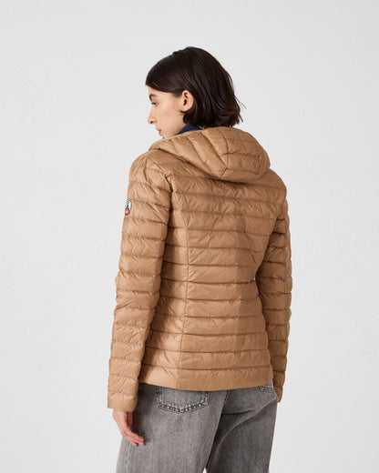 Doudoune légère à capuche Fauve Cloe