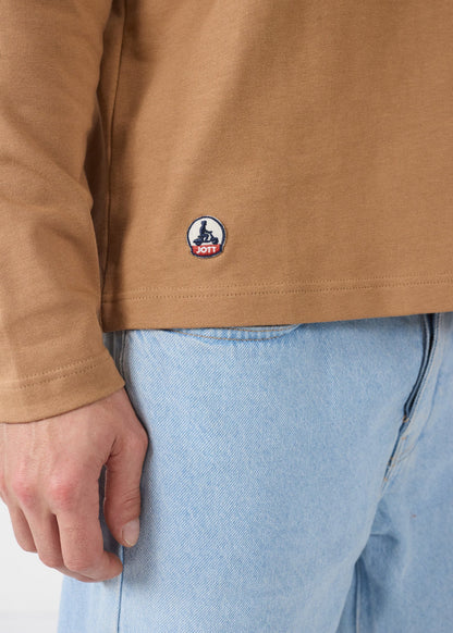 T-Shirt à col rond Sucre roux Emilio