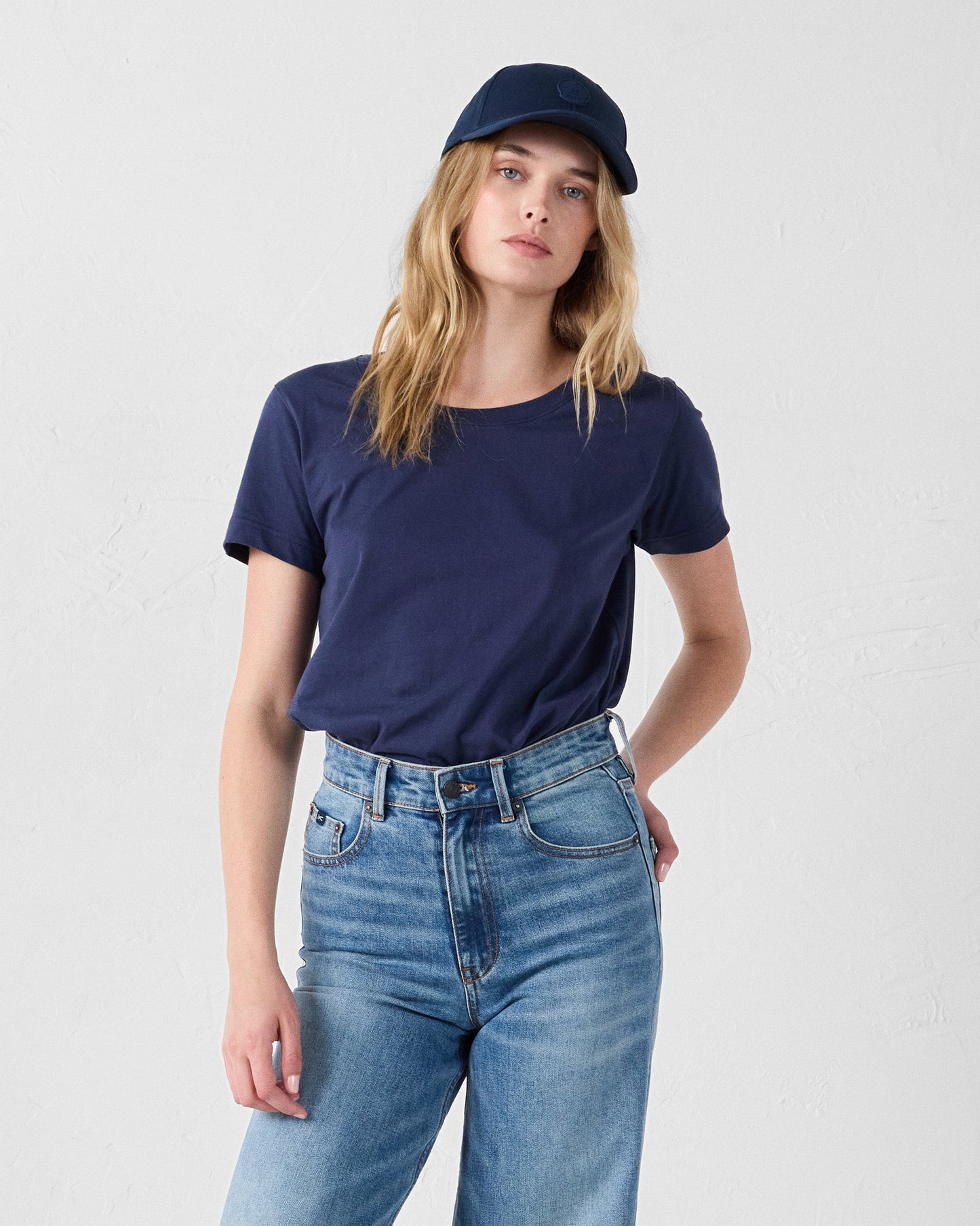 T-Shirt à col rond Marine Lucia
