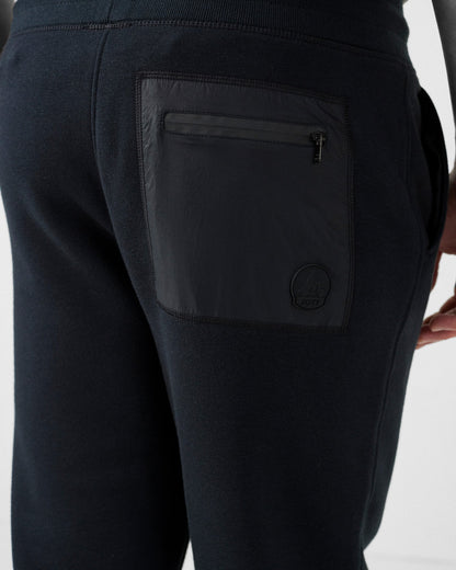 Pantalon de sport en coton Noir Achille