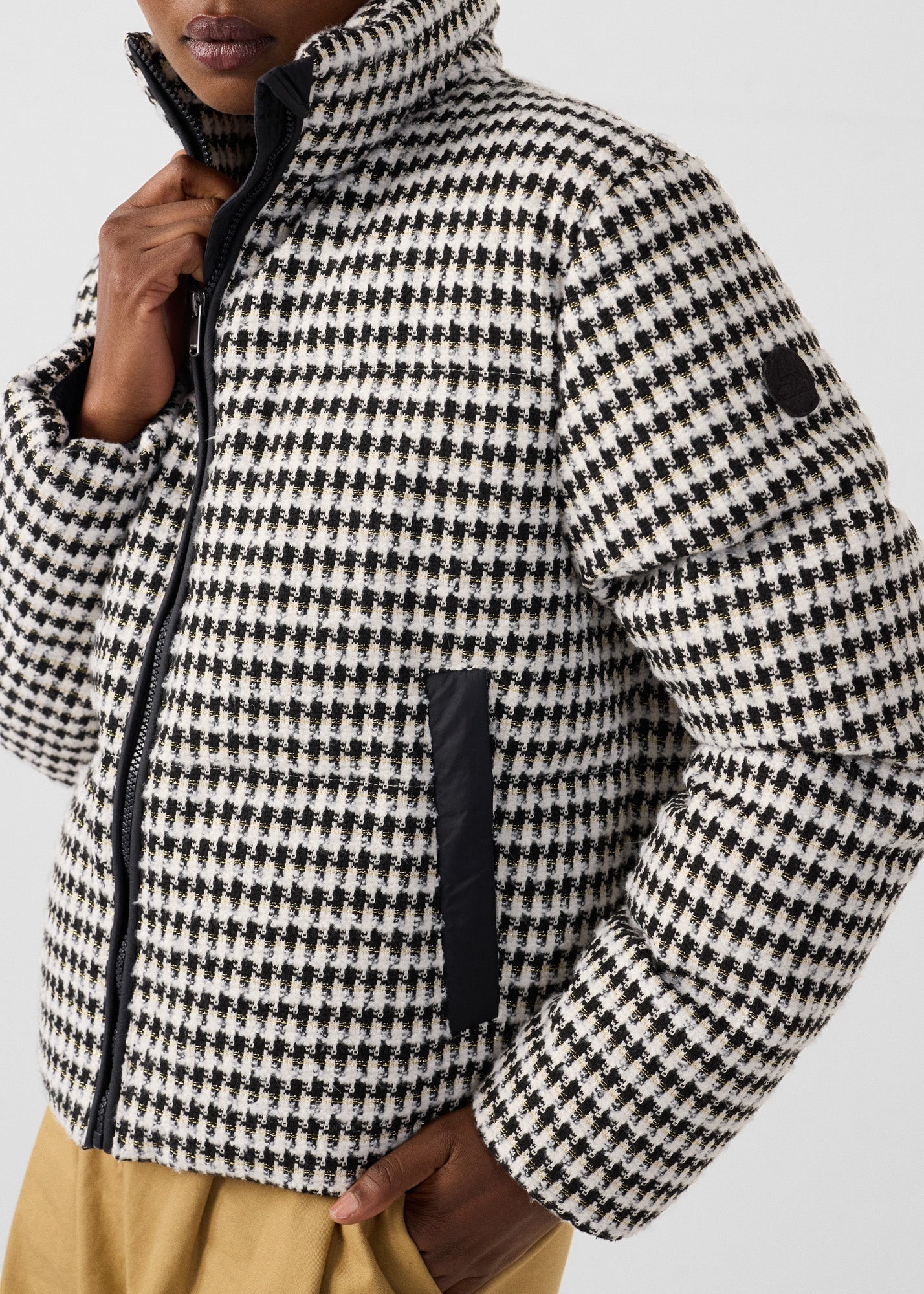 Veste Grand Froid esprit puffer Naturel/noir Akira multico