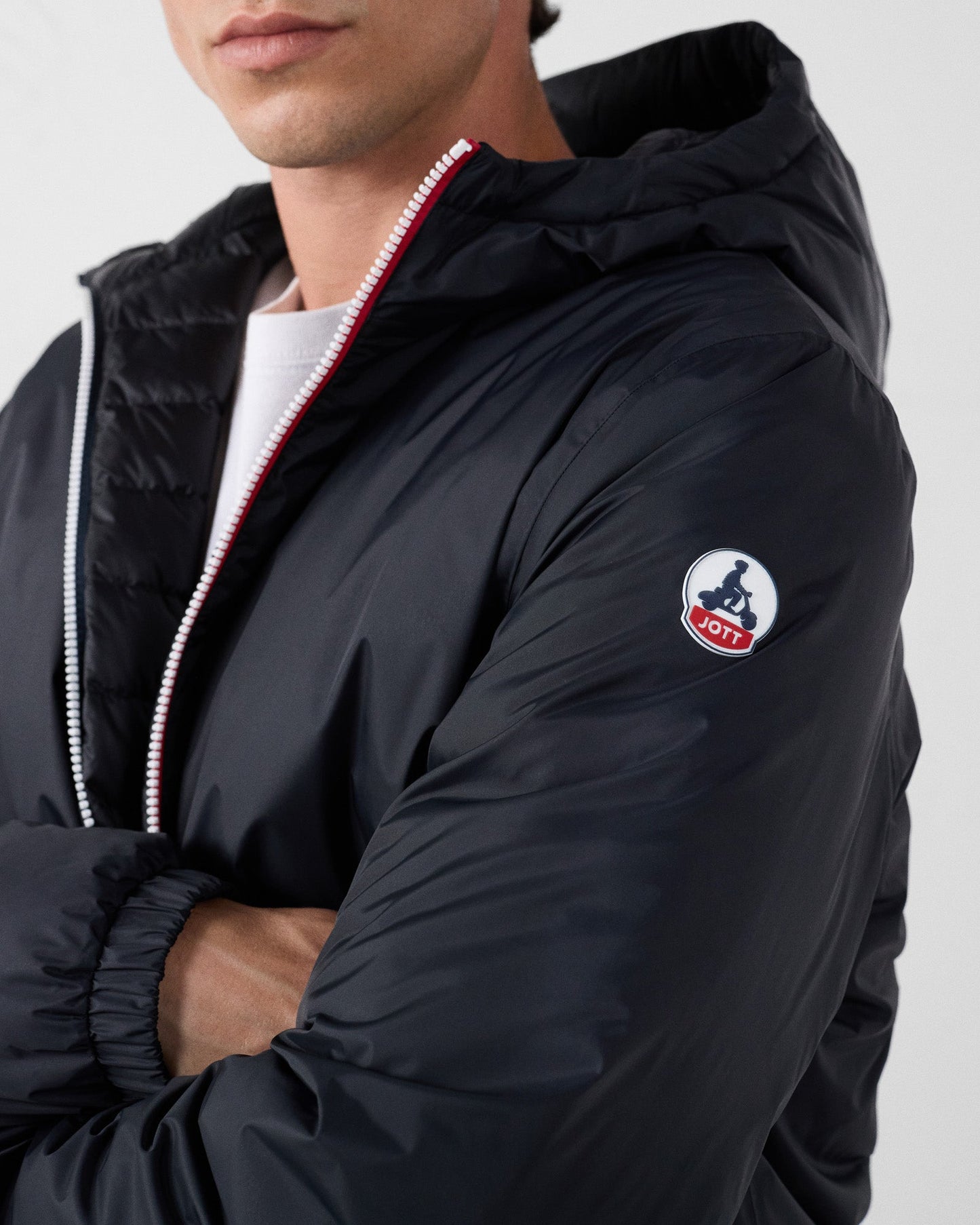 Doudoune longue réversible Noir/noir Assen