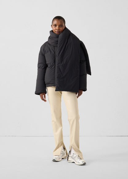 Doudoune Grand Froid avec écharpe amovible Noir Claude