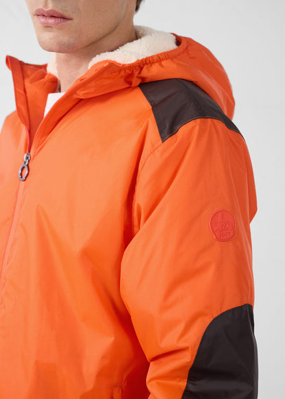 Imperméable sherpa Rouge feu Dippen sherpa