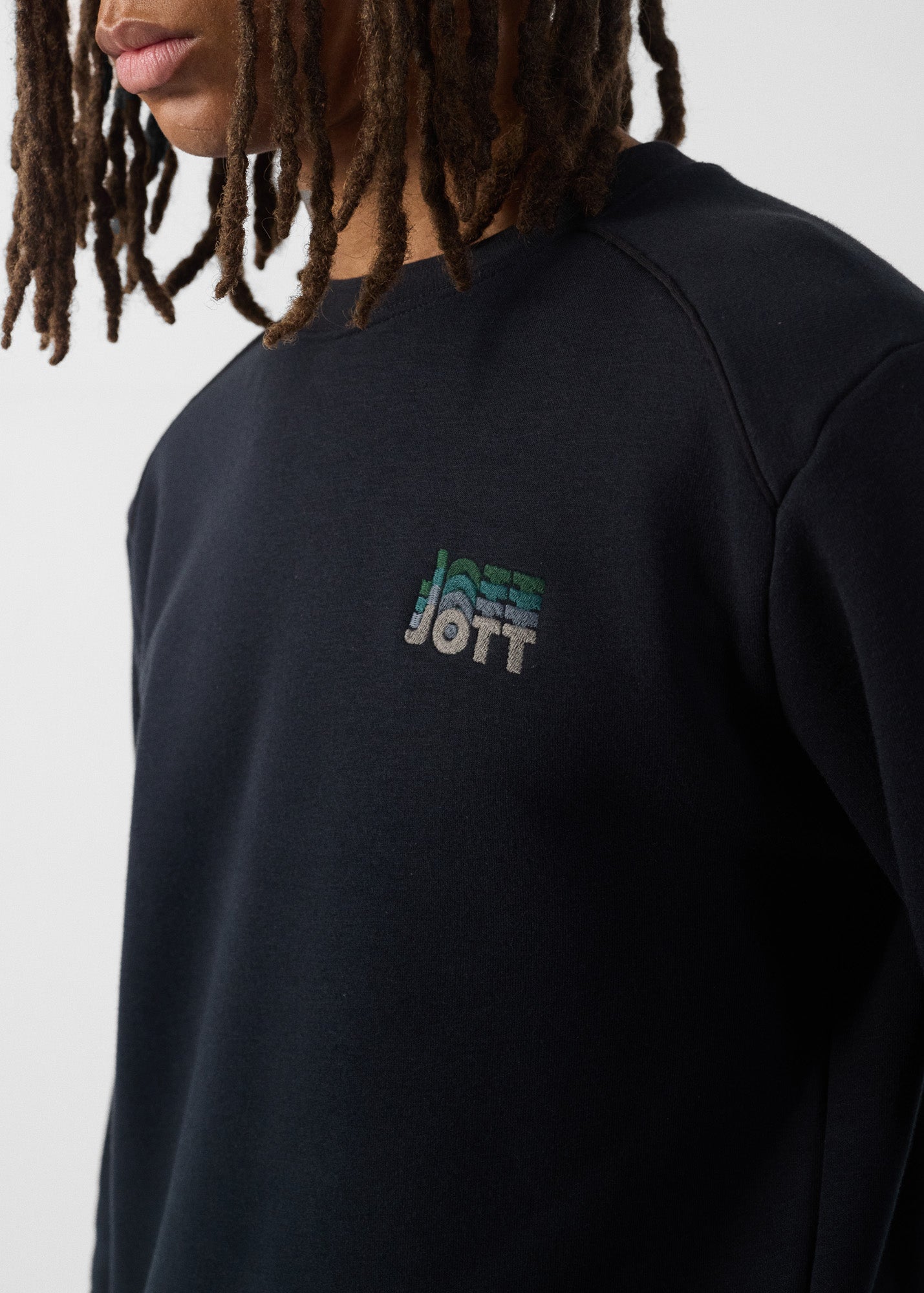 Sweatshirt graphique Noir Jamie gradient