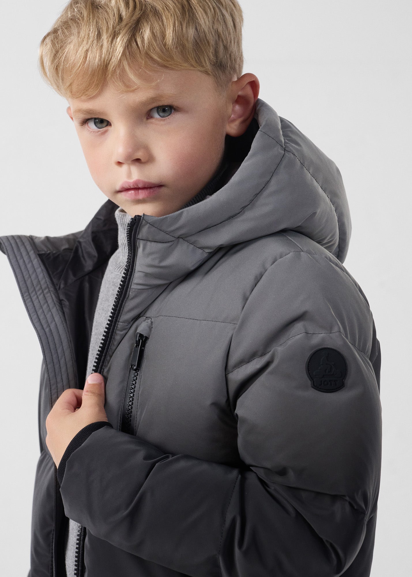 Doudoune enfant réfléchissante Noir Owen