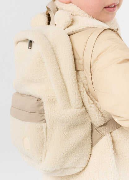 Sac à dos + trousse sherpa Naturel Pupil sherpa