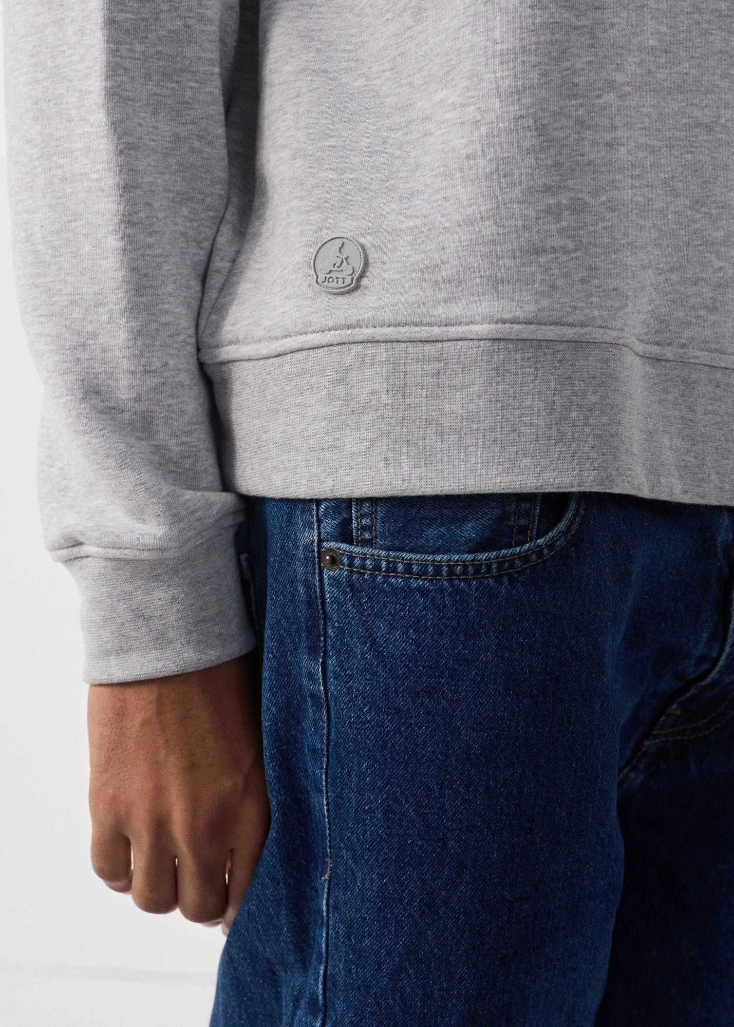 Sweatshirt Gris chine Robin