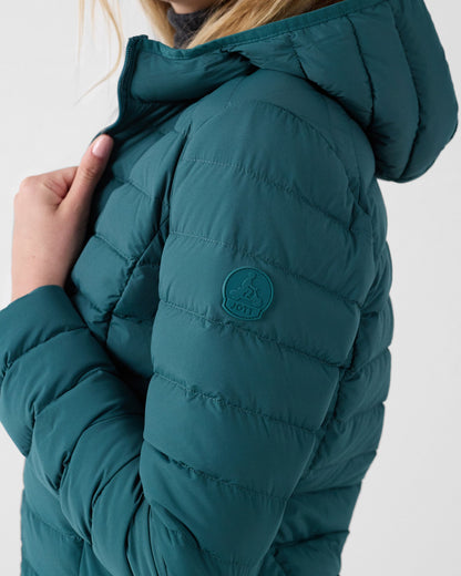 Doudoune à capuche stretch légère Deep lake Salma