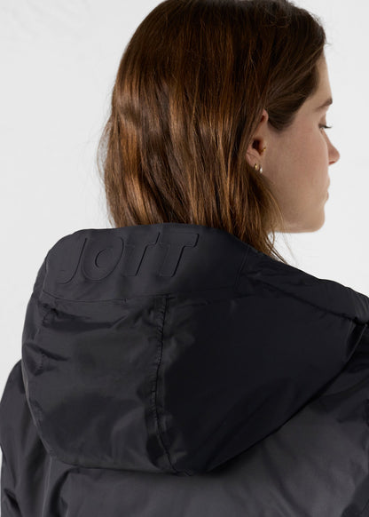 Doudoune longue réversible Noir/bleu cobalt Verone