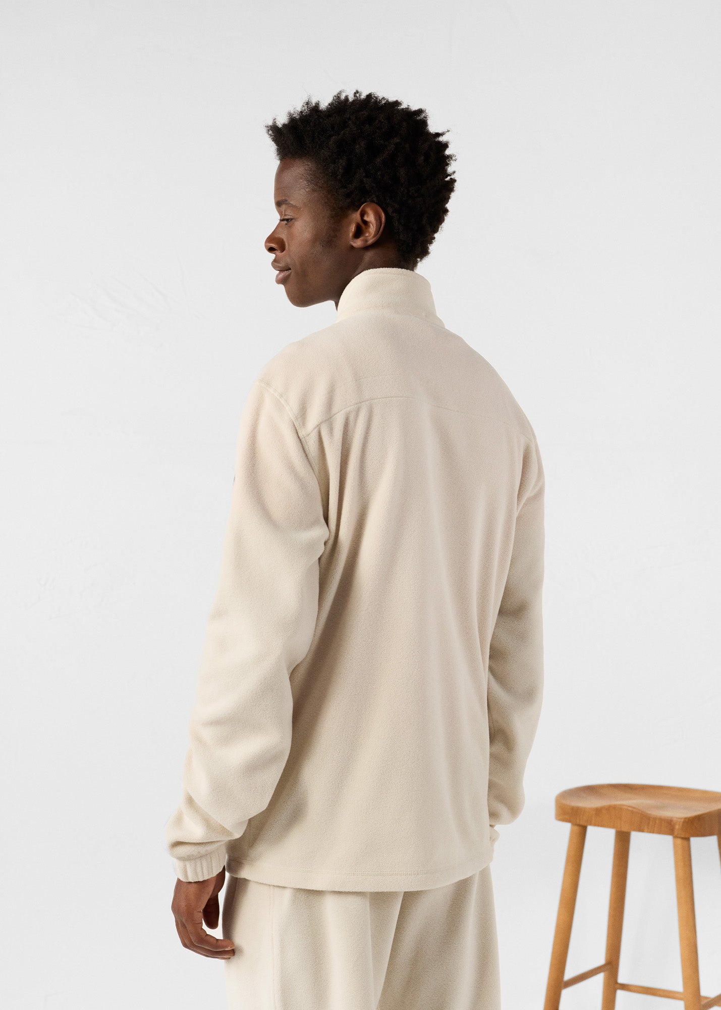 Veste zippée en polaire Naturel Loid