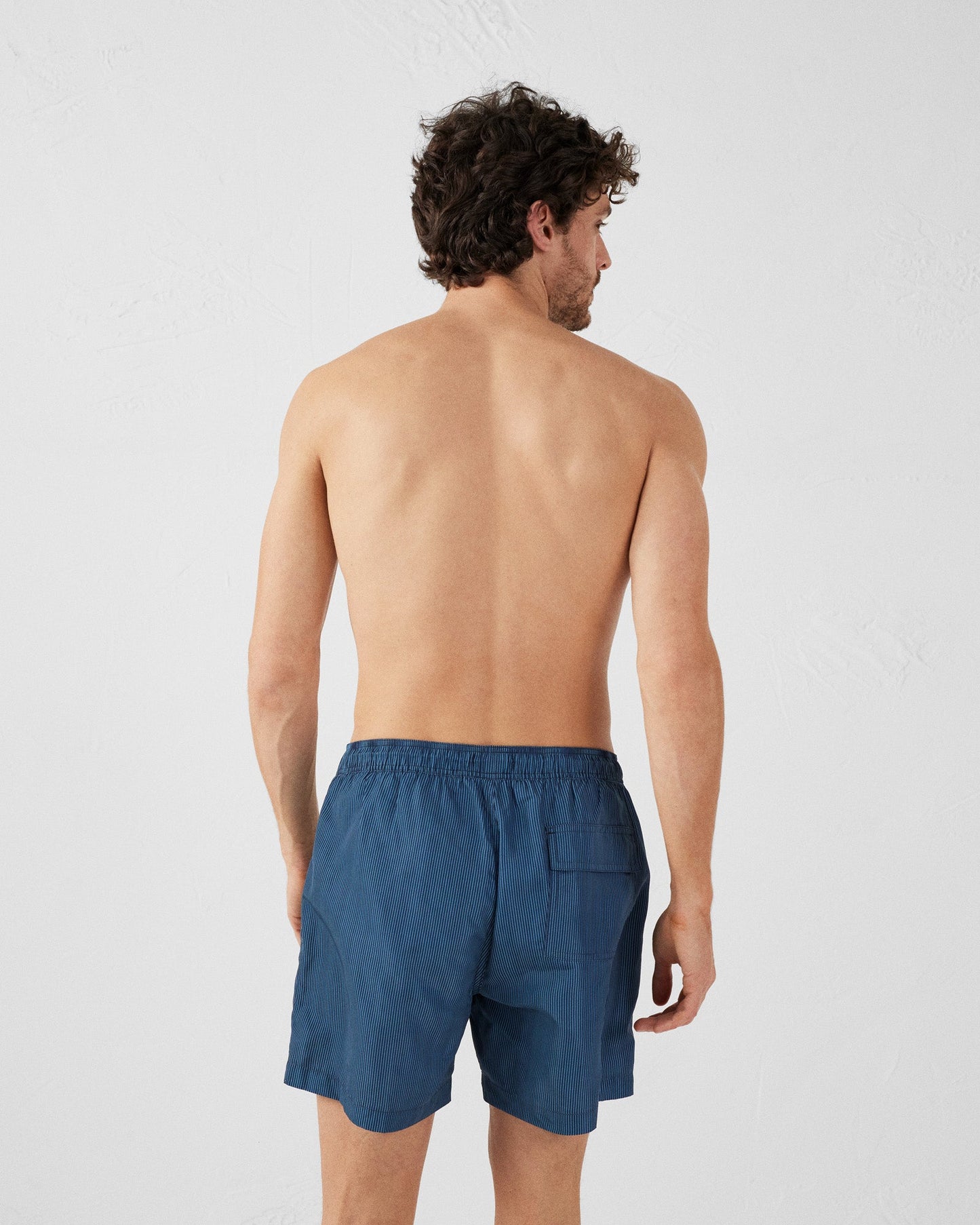 Maillot de bain Stripe marine/Bleu jeans Niolon stripe