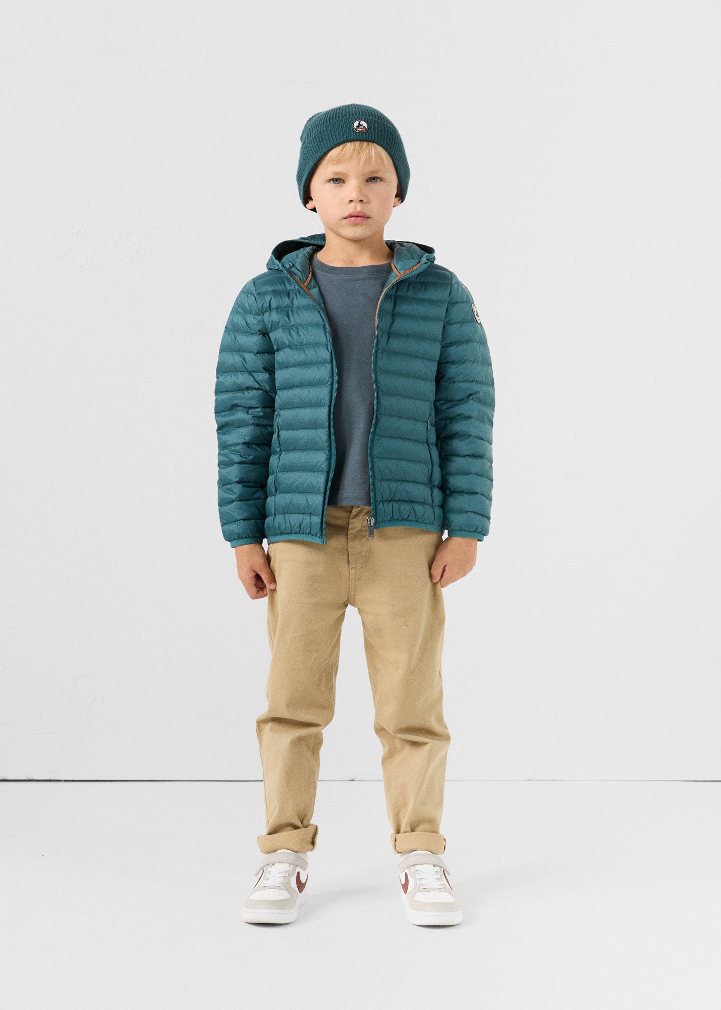 Doudoune légère à capuche enfant Deep lake Hugo