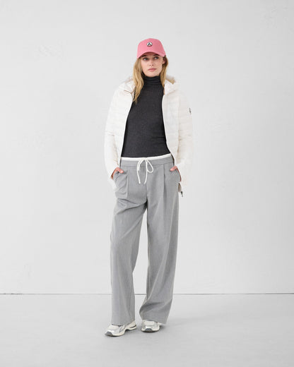 Doudoune mi-longue Blanc Claudie