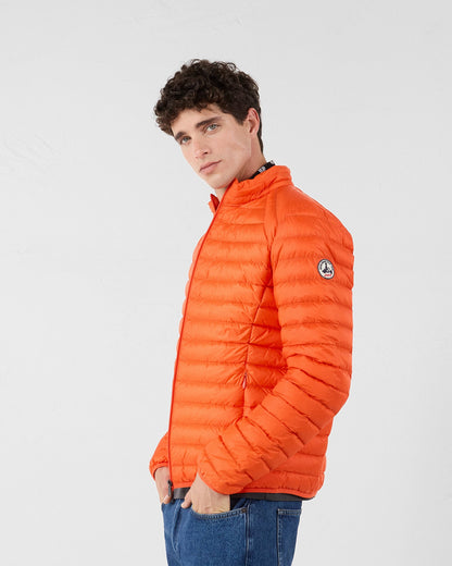 Doudoune légère Rouge feu Mat