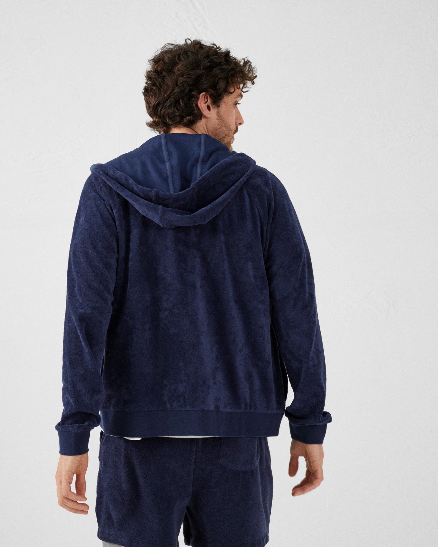 Veste zippée éponge à capuche Marine Mojave