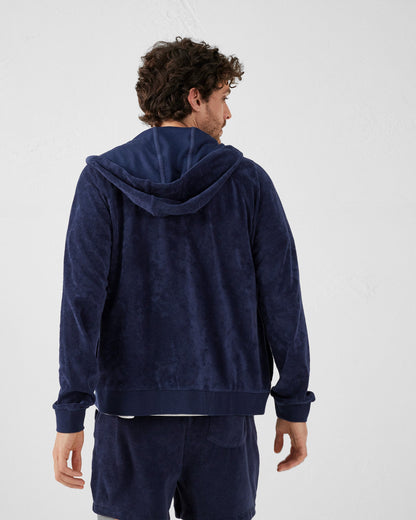 Veste zippée éponge à capuche Marine Mojave