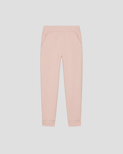 Pantalon de sport enfant en coton Pêche clair Matchu 2.0