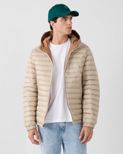 Doudoune réversible Sucre roux/beige Brummen