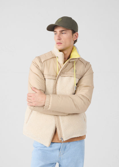 Doudoune sherpa Naturel Oleg