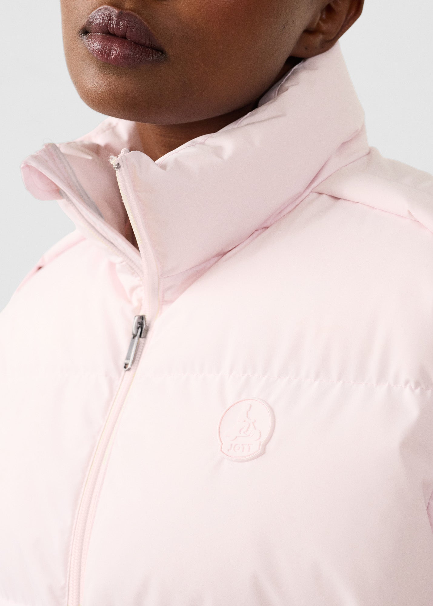 Doudoune Grand Froid esprit puffer Rose pétale Paule