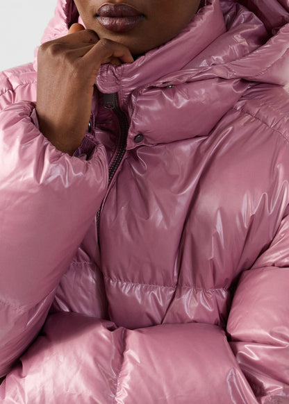 Doudoune Grand Froid puffer Rose antique Quinn shiny