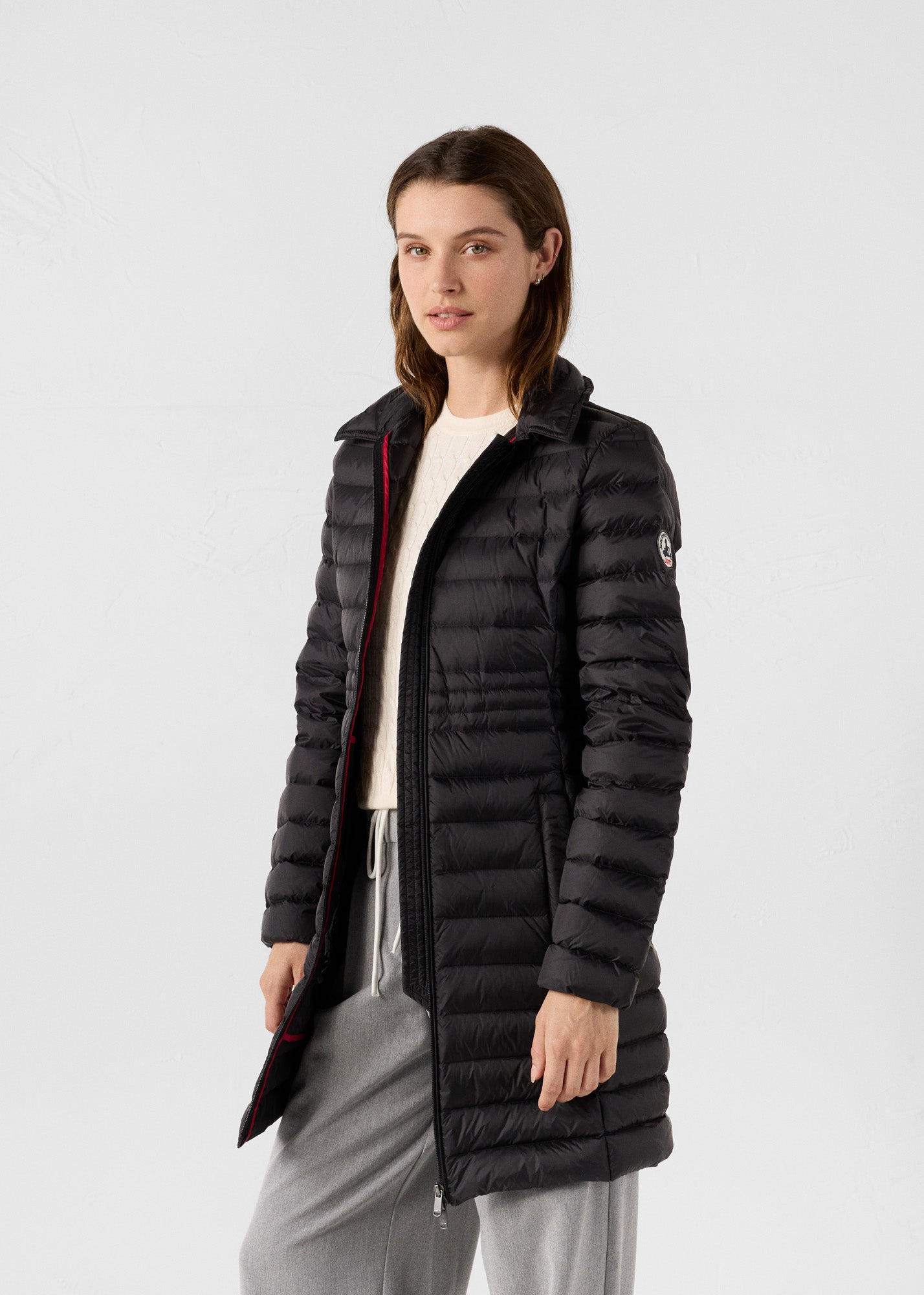 Doudoune longue à capuche Noir Vero 2.0