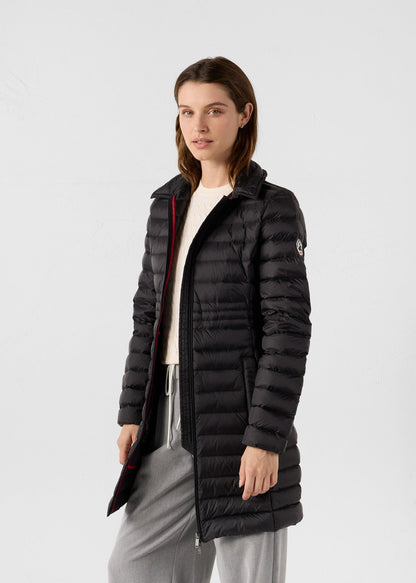 Doudoune longue à capuche Noir Vero 2.0